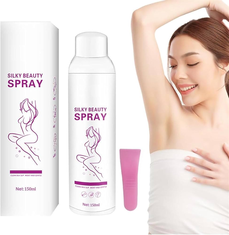 Silky Beauty Spray, Quick and Painless Hair Removal Spray Foam for Legs, Arms, Underarms, Chest, Back, Skin Care